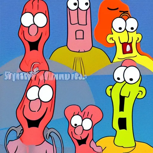 Image similar to squidward as cartoon network characters