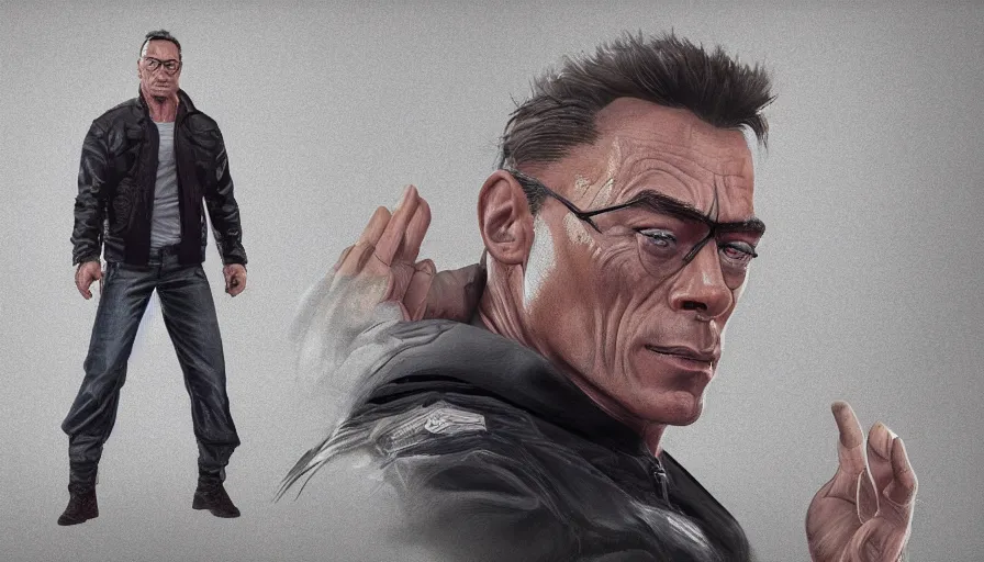 Prompt: Jean-Claude Van Damme is God, hyperdetailed, artstation, cgsociety, 8k