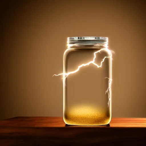 lightning in a jar,photorealistic,studi photo,studio | Stable Diffusion ...