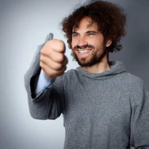 Prompt: man giving thumbs up