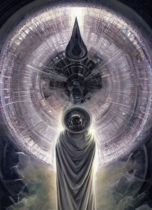 Image similar to album art divine holy glowing symbol spell , physically accurate, moody dynamic lighting, very very intricate, very very elegant, highly detailed, digital painting, artstation, HR GIGER, Hieronymus Bosch, Francis Bacon, concept art, smooth, very beautiful, sharp focus, illustration, art by artgerm and greg rutkowski and alphonse mucha