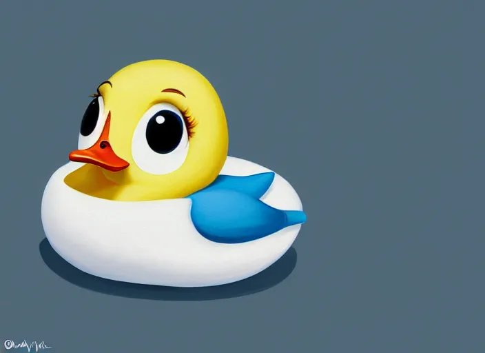 Prompt: cute duck tucked in bed and going to sleep, by disney pixar, digital painting, trending on artstation, award winning art, stylized painting