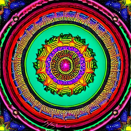 Image similar to Ween boognish mandala, psychedelic