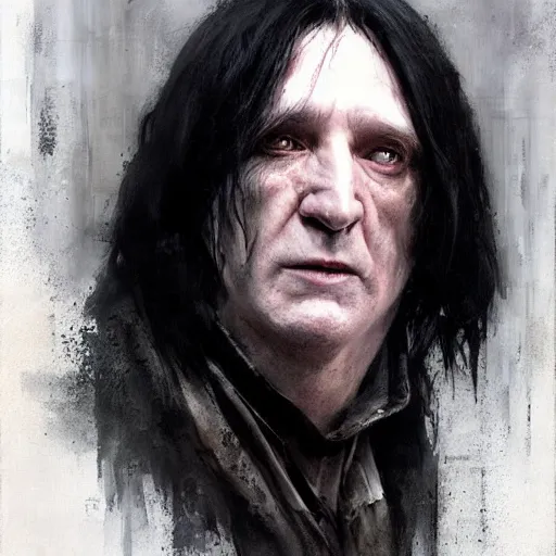 Image similar to chewbacca severus snape by jeremy mann