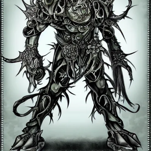 Prompt: the chaos god nurgle, anime art style, highly detailed, sharp focus