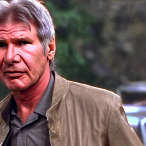 Prompt: harrison ford sneezing