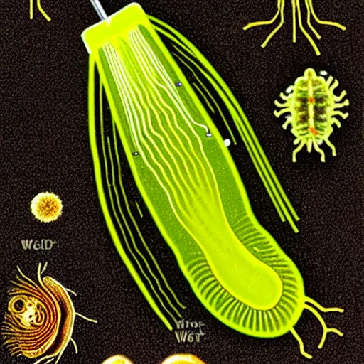 Image similar to exploded view of a rotifer weedwacker