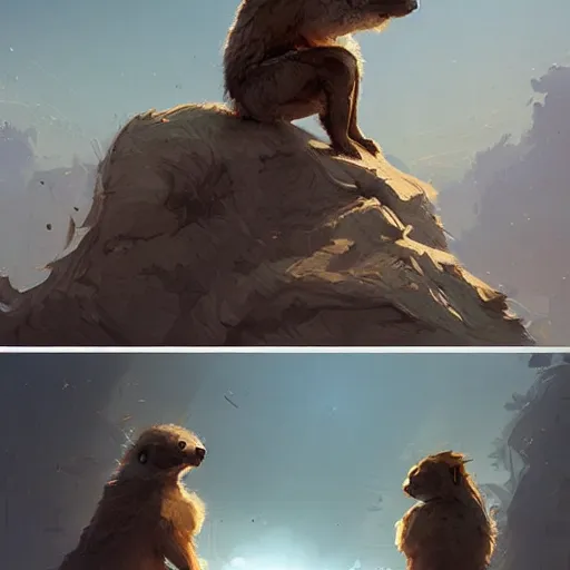 Image similar to 🐨digital Art, Greg rutkowski, Trending artstation,cinematic