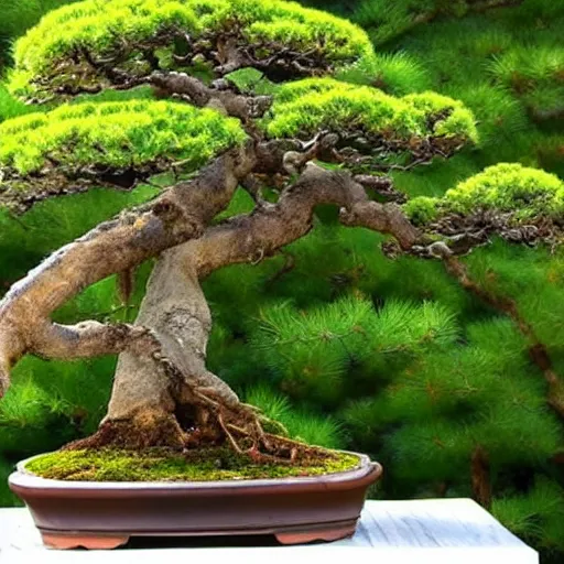 Image similar to beautiful photo of bonsai , very relaxing