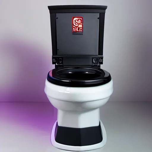 Image similar to RGB gaming toilet