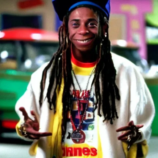 Image similar to a tv still of Lil' Wayne starring in Kenan & Kel (1999)