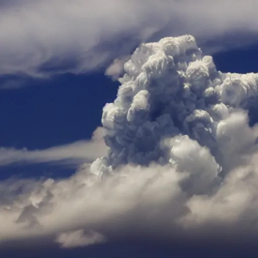 Image similar to clouds shaped like outline of virgin mary