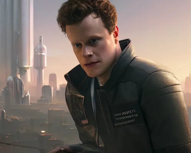 Prompt: highly detailed portrait of jonathan groff as an android, in detroit : become human, stephen bliss, unreal engine, fantasy art by greg rutkowski, loish, rhads, ferdinand knab, makoto shinkai and lois van baarle, ilya kuvshinov, rossdraws, tom bagshaw, global illumination, radiant light, detailed and intricate environment