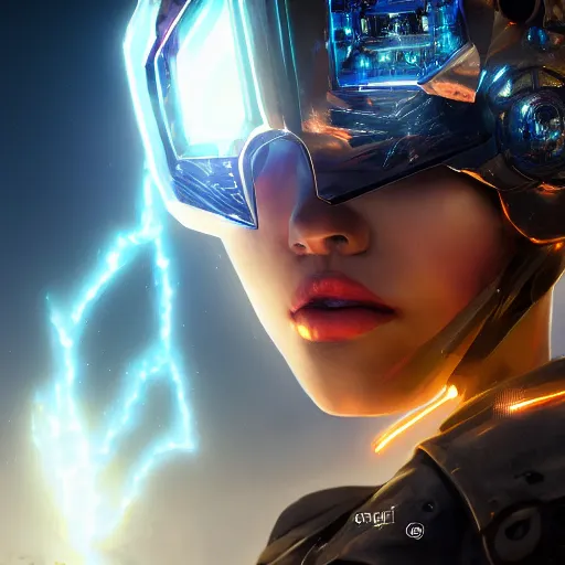 Image similar to riot over artificial intelligence, digital art, highly detailed, trending on artstation, lens flare, atmosphere, hyper realistic, cinematic lightning, sharp focus, extreme details perfect face, pretty face, fine - face, 8 k, ultra texture, masterpiece