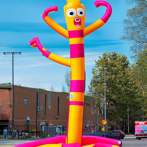 Image similar to wacky waving inflatable arm flailing tube man, photograph