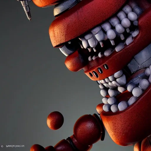 KREA - horror animatronic from fnaf, 8 k, super detailed, octane render,  vfx, super realistic, unreal engine 5