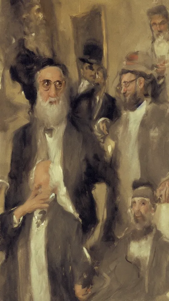 Image similar to spongebob beside ali khamenei by john singer sargent, cinematic, detailed