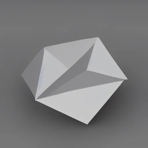 Prompt: Low-poly polygon