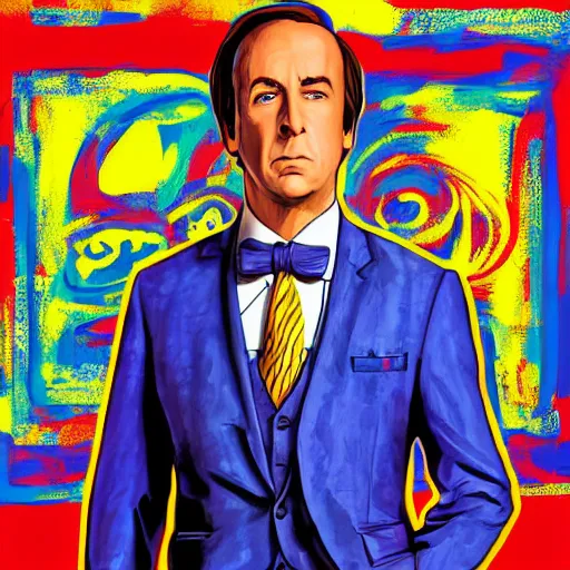 Prompt: Memphis art of Saul Goodman