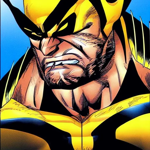 Prompt: Wolverine in the style of Jim Lee
