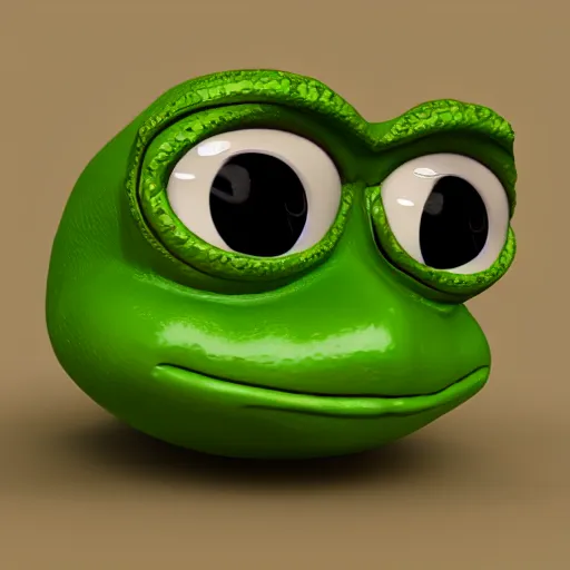 Prompt: 3d render portrait pepe frog, highly detailed, cinematic, illustration, concept art