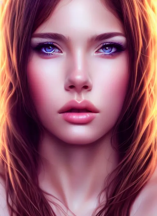 Image similar to a gorgeous female photo, professionally retouched, realistic, smooth face, perfect eyes, symmetrical, full body shot, wide angle, sharp focus on eyes, 8 k high definition, insanely detailed, intricate, elegant, art by artgerm