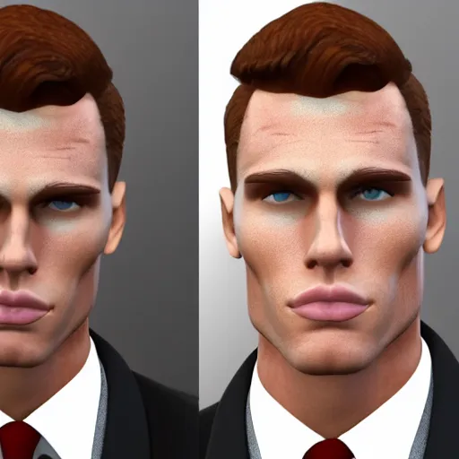 muscular chad gigachad handsome jerma 9 8 5 with thick, Stable Diffusion