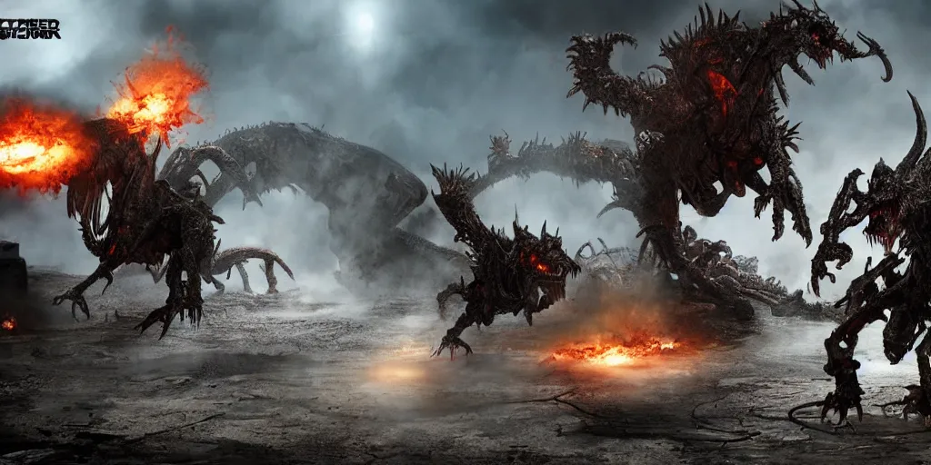 Prompt: terminator vs undead dragon, scorched earth, detailed, unreal engine, realistic, detailed, sweat, dramatic lighting, cinematic