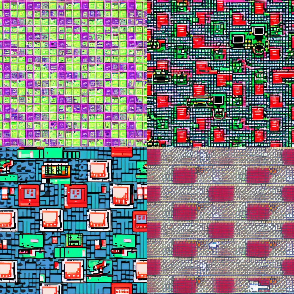 Prompt: pattern for background retrogaming theme, console, gameboy, famicom, nintendo