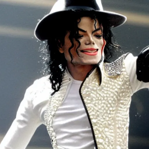 Prompt: michael jackson finally is of white ethnicity