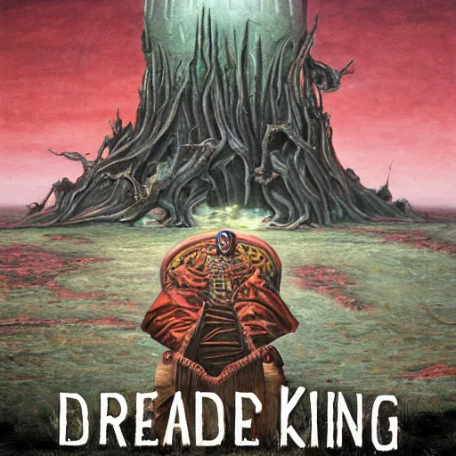 Image similar to dread king by chelsea bonestell