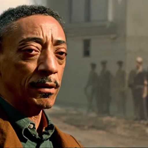 Image similar to giancarlo esposito as a spanish republican during the spanish civil war, highly detailed, cinematic lighting, photorealistic