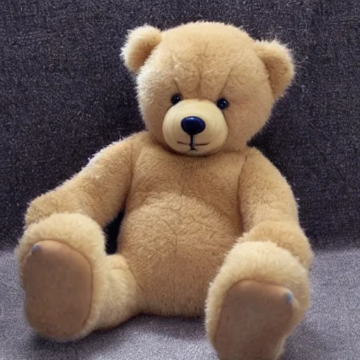 Prompt: real life teddy bear, hyperrealistic, detailed, ultra realistic