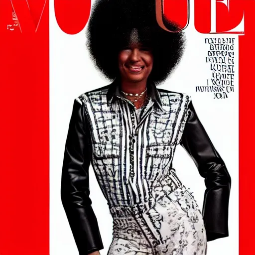 Image similar to donald trump with afro wearing 1 9 7 0 s bellbottoms clothing, black and white, full body profile, sitting on vintage leather sofa, vogue cover, dramatic lighting