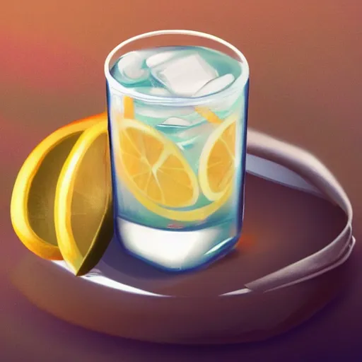 Image similar to photorealistic dreamy drink