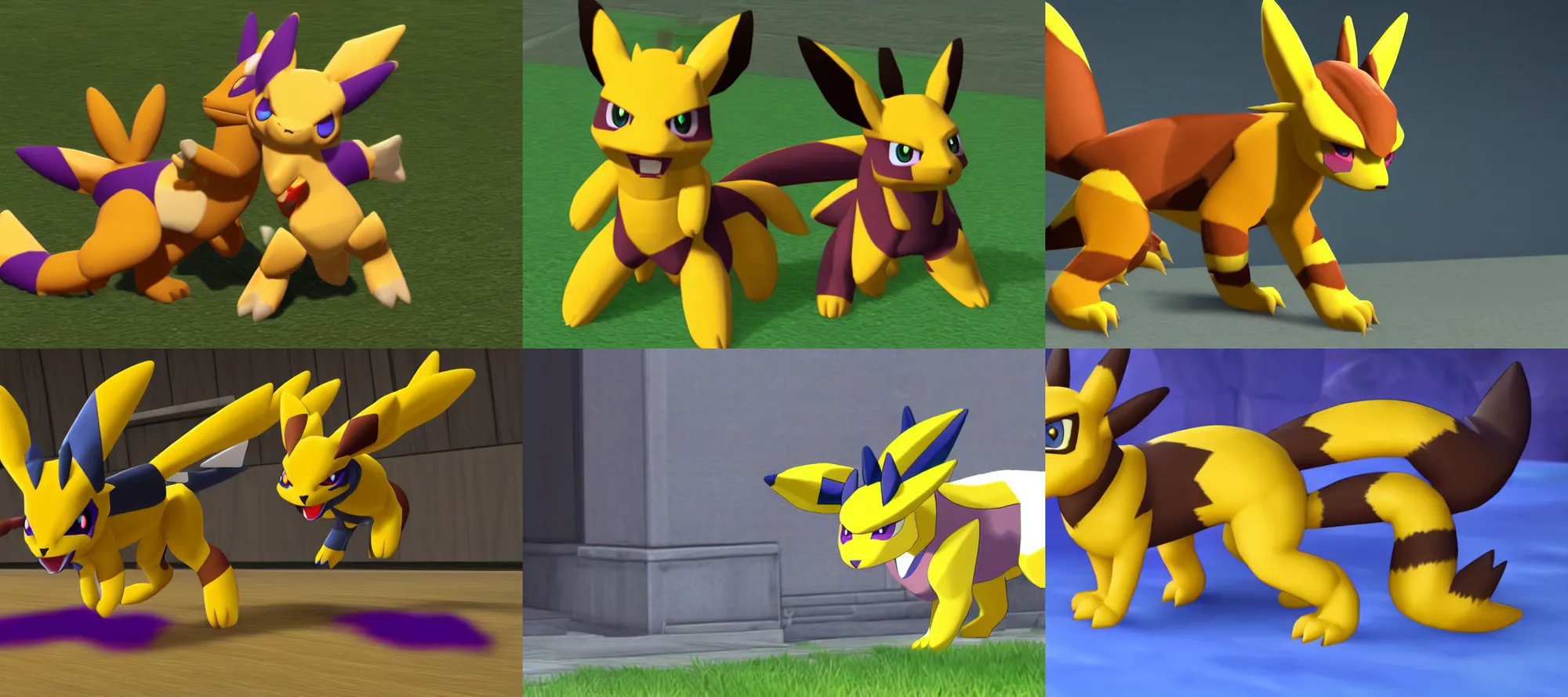 Prompt: nintendo 64 leaked screenshot of renamon