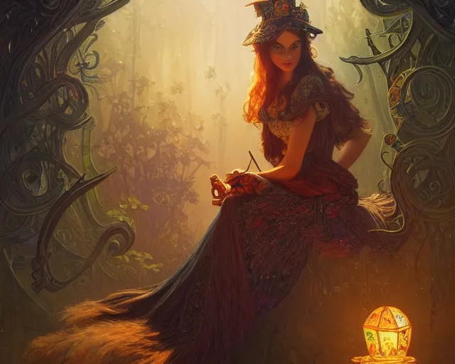 Image similar to photography of louis wain, deep focus, d & d, fantasy, intricate, elegant, highly detailed, digital painting, artstation, concept art, matte, sharp focus, illustration, hearthstone, art by artgerm and greg rutkowski and alphonse mucha