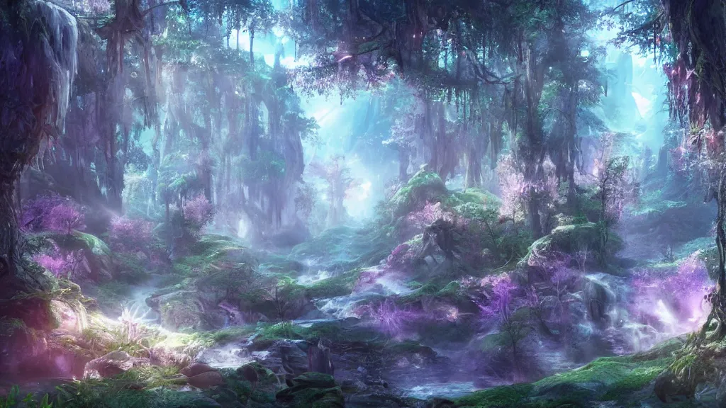 crystal forest, fantasy artwork, very very very | Stable Diffusion | OpenArt