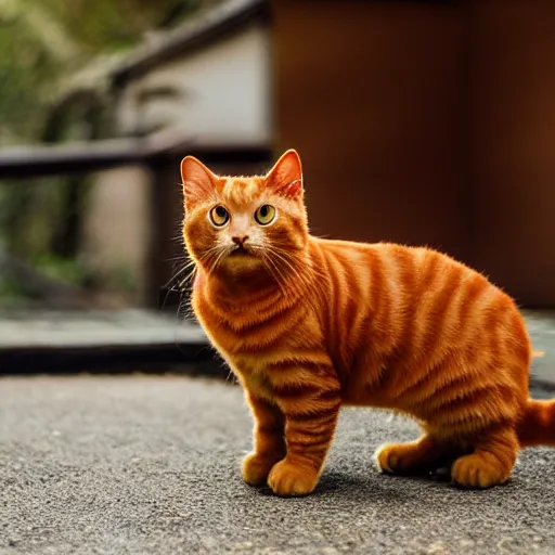 Prompt: award winning photography, of a ginger cat