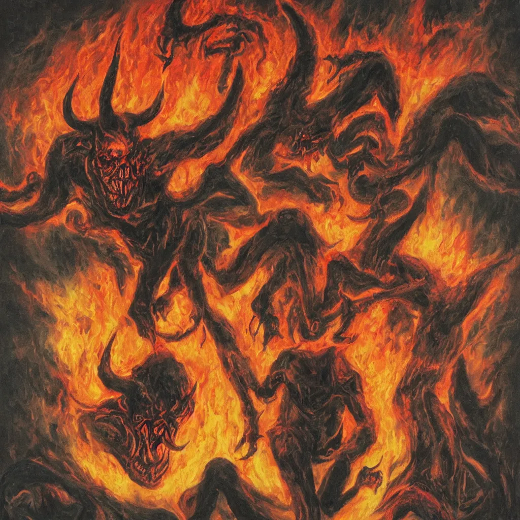 Image similar to hellish demon