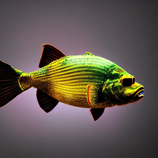 Prompt: cinematic shot a fish as a funko pop, hyper realistic, mood lighting, fantasy, detailed face, highly detailed, super realistic, perfect lighting pixel sorting