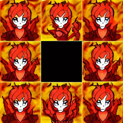 Image similar to fire sprite sheet