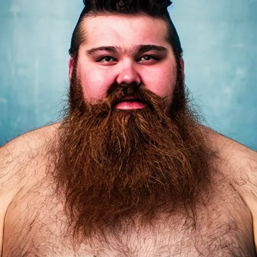 Image similar to fat bearded vlad savelyev