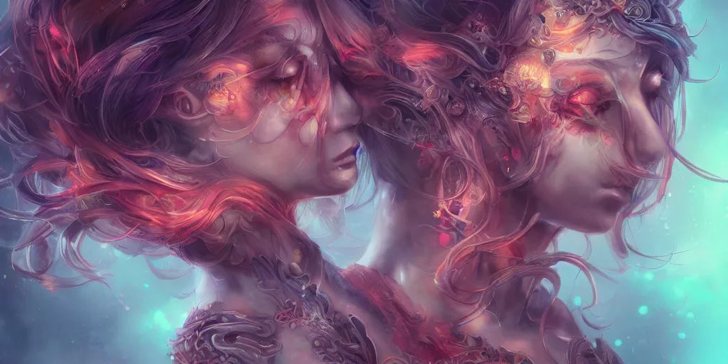 Image similar to dreamscape, female, ross tran, vivid colors, anatomical, highly detailed sculpture, intricate detailed, ommatidia, 8 k, cinematic atmosphere, post - processing