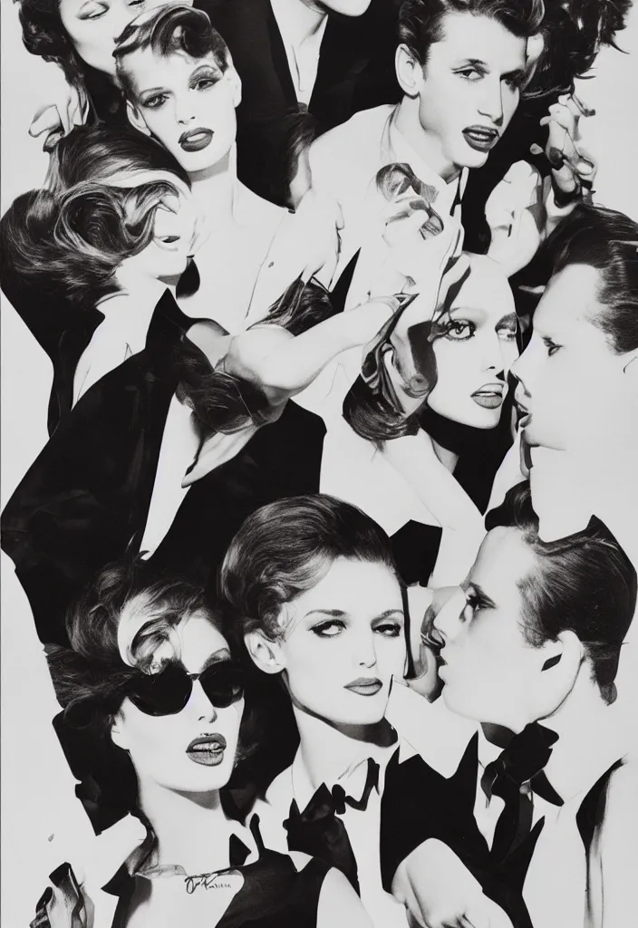 Image similar to YSL advertising campaign poster