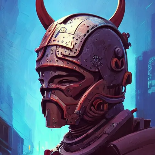 Image similar to cyberpunk viking helmet mask warrior goddess robot ninja fantasy, art gta 5 cover, official fanart behance hd artstation by jesper ejsing, by rhads, makoto shinkai and lois van baarle, ilya kuvshinov, ossdraws