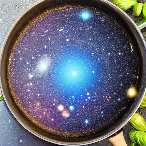 Image similar to universe in a pot, universe