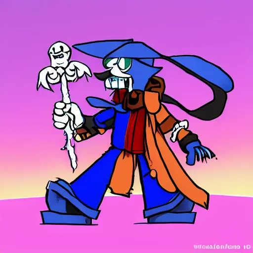 Image similar to deltarune spamton undertale art