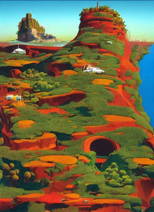 Image similar to Naples by Roger Dean