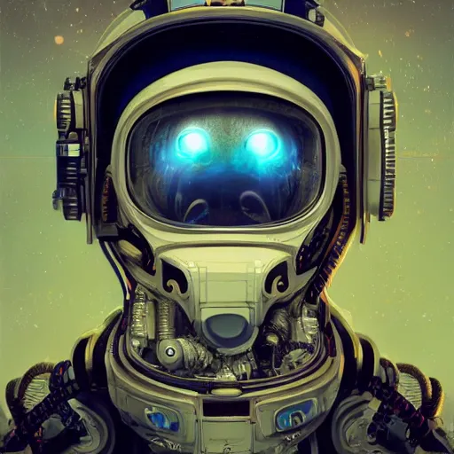 Image similar to hyperrealistic portrait of a squid monster astronaut, full body portrait, well lit, intricate abstract. cyberpunk, intricate artwork, by Tooth Wu, wlop, beeple. octane render,in the style of Jin Kagetsu, James Jean and wlop, highly detailed, sharp focus, intricate concept art, digital painting, ambient lighting, 4k, artstation